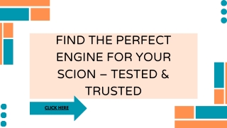 Used Scion Engines for Sale – Tested & Trusted | Car Engine Part