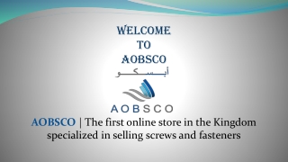 Top Fasteners Manufacturer in Saudi Arabia | Premium Quality