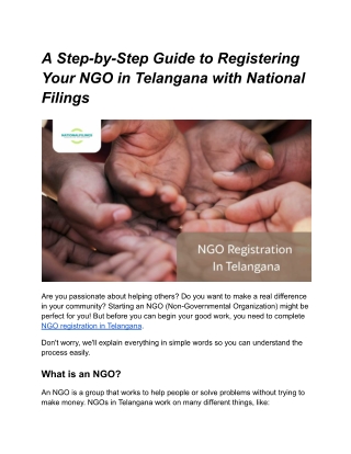 ngo registration in telangana