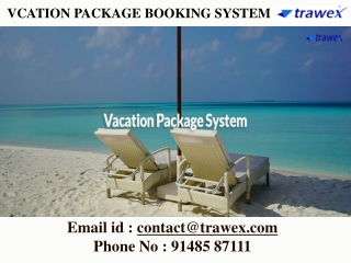 VACATION PACKAGE BOOKING SYSTEM