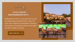 Resorts In Ranthambore