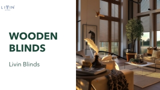 Wooden Blinds from Livin