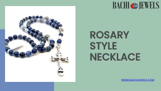 Grace in Every Bead Handcrafted Rosary-Style Necklace