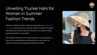 Unveil Trucker Hats for Women in Summer Fashion Trends