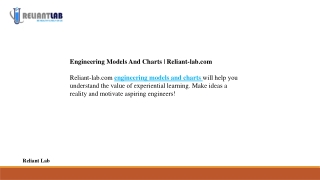 Engineering Models And Charts  Reliant-lab.com