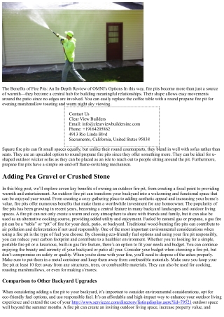 The Health Benefits of Fire Pits: How Sitting by the Fire Can Improve