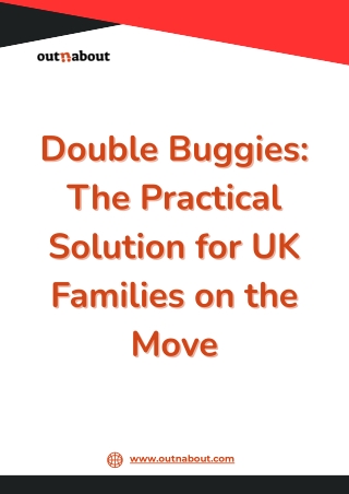 Double Buggies The Practical Solution for UK Families on the Move