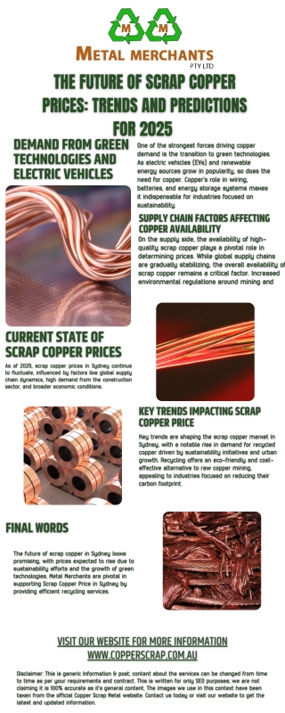 The Future of Scrap Copper Prices Trends and Predictions for 2025