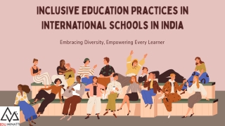 Inclusive Education Practices in International Schools in India