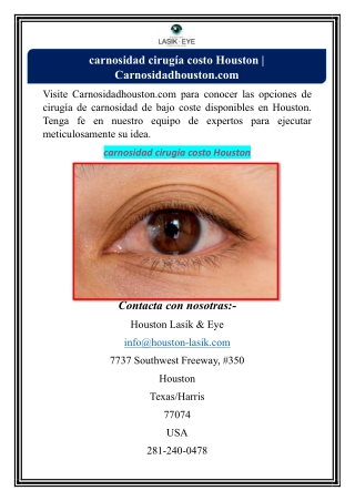 carnosidad cirugía costo Houston | Carnosidadhouston.com