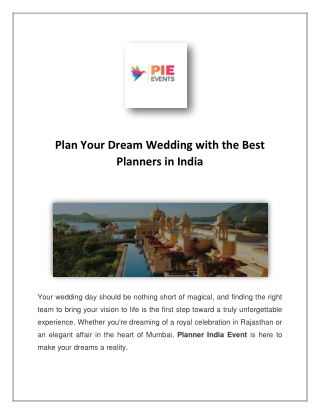 top destination wedding planners india