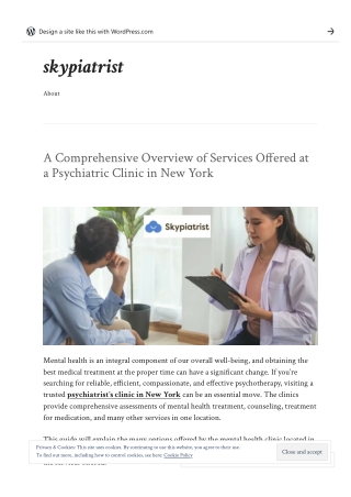 A Comprehensive Overview of Services Offered at a Psychiatric Clinic in New York