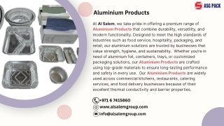 Aluminium Products