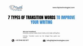Why Transition Words Are Your Best Friend in Content Writing