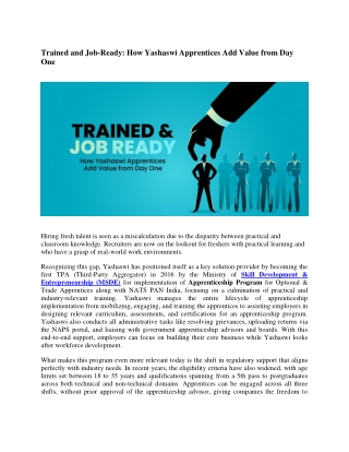 Trained and Job-Ready_ How Yashaswi Apprentices Add Value from Day One