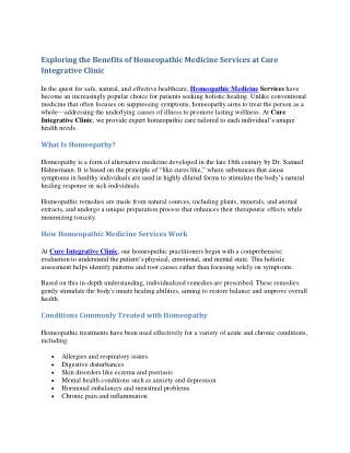 Homeopathic Medicine pdf