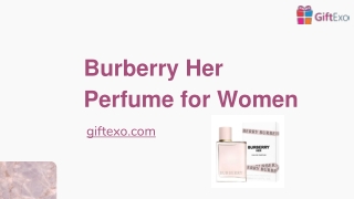 Burberry Her Perfume PPT