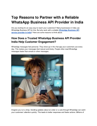 Discover why choosing a trusted WhatsApp Business API provider in India like GetaMsg improves communication, builds trus