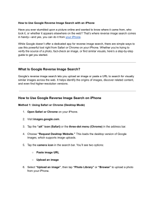 google reverse image search upload iphone
