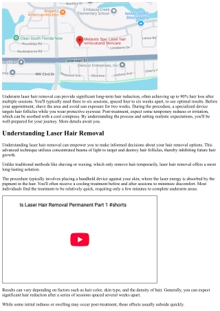 Underarm Laser Hair Removal Before and After