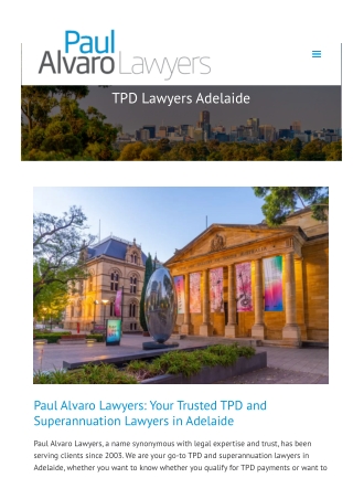 Tpd Lawyers Adelaide
