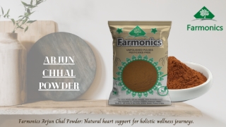 Buy best quality arjun chhal powder from farmonics