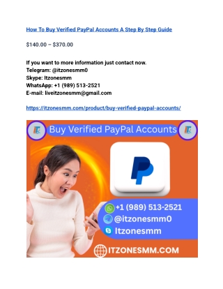 How To Buy Verified PayPal Accounts A Step By Step Guide