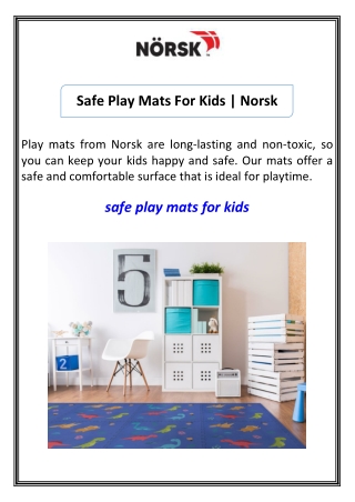 Safe Play Mats For Kids  Norsk
