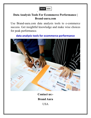 Data Analysis Tools For Ecommerce Performance Brand-aura.com
