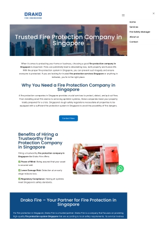 "Trusted Fire Protection Services in Singapore – Stay Compliant, Stay Safe!"