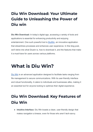Diuwin Game Best Colour Prediction