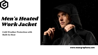 Men's Heated Work Jacket Cold-Weather Protection with Built-In Heat