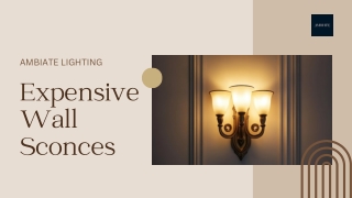 Top Expensive Wall Sconces That Instantly Add Value to Your Home