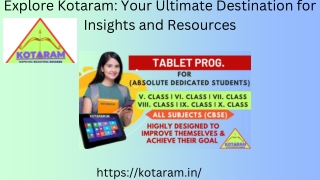 Explore Kotaram Your Ultimate Destination for Insights and Resources