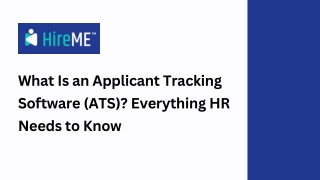 What Is an Applicant Tracking Software (ATS) Everything HR Needs to Know