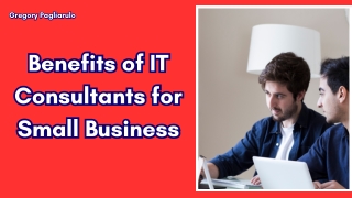 Small Business Growth Starts With Gregory Pagliarulo