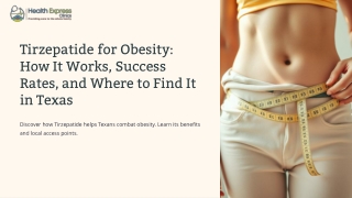 Tirzepatide for Obesity How It Works, Success Rates, and Where to Find It in Texas