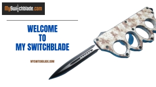 Buy the Best EDC Tool, the Ergonomic Switchblade Knives