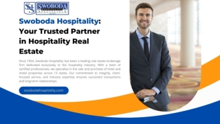 Swoboda Hospitality Your Trusted Partner in Hospitality Real Estate