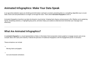animated infographics