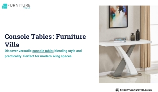 Console Tables Furniture Villa