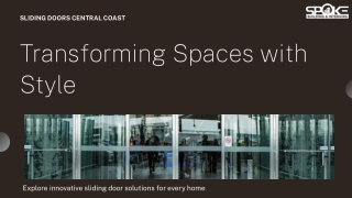 Sliding Doors on the Central Coast