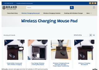 Wireless Charging Mouse Pad