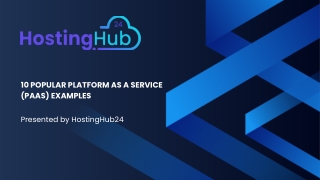 Platform as a Service (PaaS) Examples