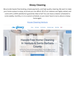 Glowy Cleaning