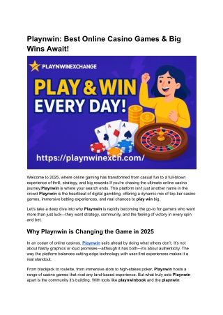 Playnwin_ Best Online Casino Games & Big Wins Await