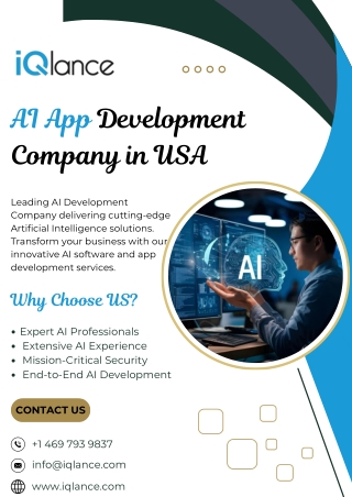 AI Development Company | Custom AI ML Solutions – iQlance Solutions