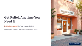 Best Orthopaedic Doctor in Shastri Nagar Jaipur