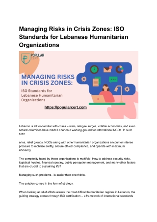 Managing Risks in Crisis Zones_ ISO Standards for Lebanese Humanitarian Organizations