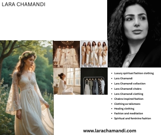 Elevate Your Essence: Luxury Spiritual Fashion Clothing by Lara Chamandi